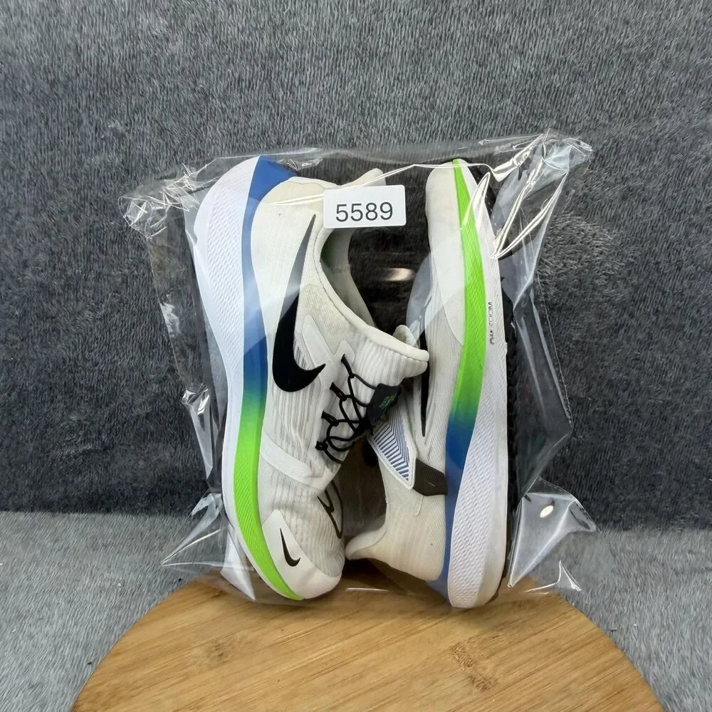 Nike Zoom Pegasus FlyEase Shoes Mens Size 10.5 White Running Sneakers DJ7381-006